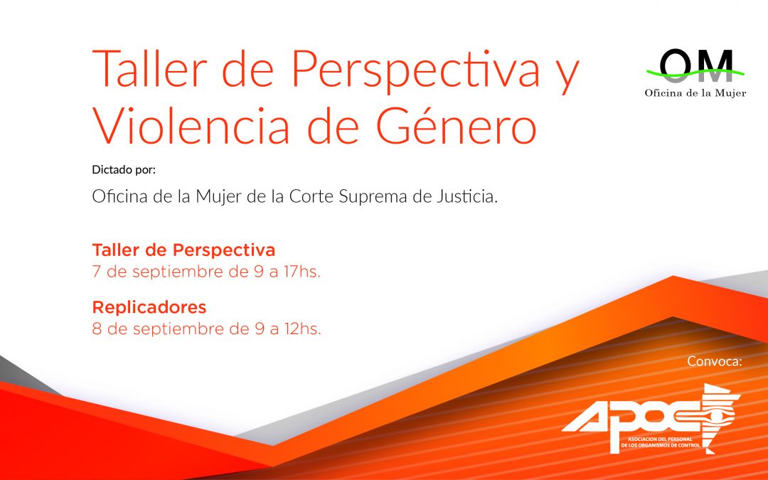 Comenzamos Taller de Perspectiva de Género con la OM de la Corte Suprema