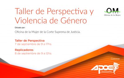 Comenzamos Taller de Perspectiva de Género con la OM de la Corte Suprema