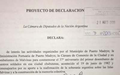 Aniversario regreso al continente de héroes en Malvinas