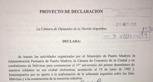 Aniversario regreso al continente de héroes en Malvinas