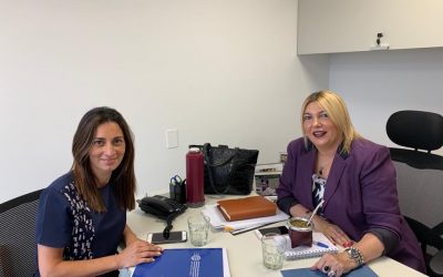 Reunión con la diputada Bertone