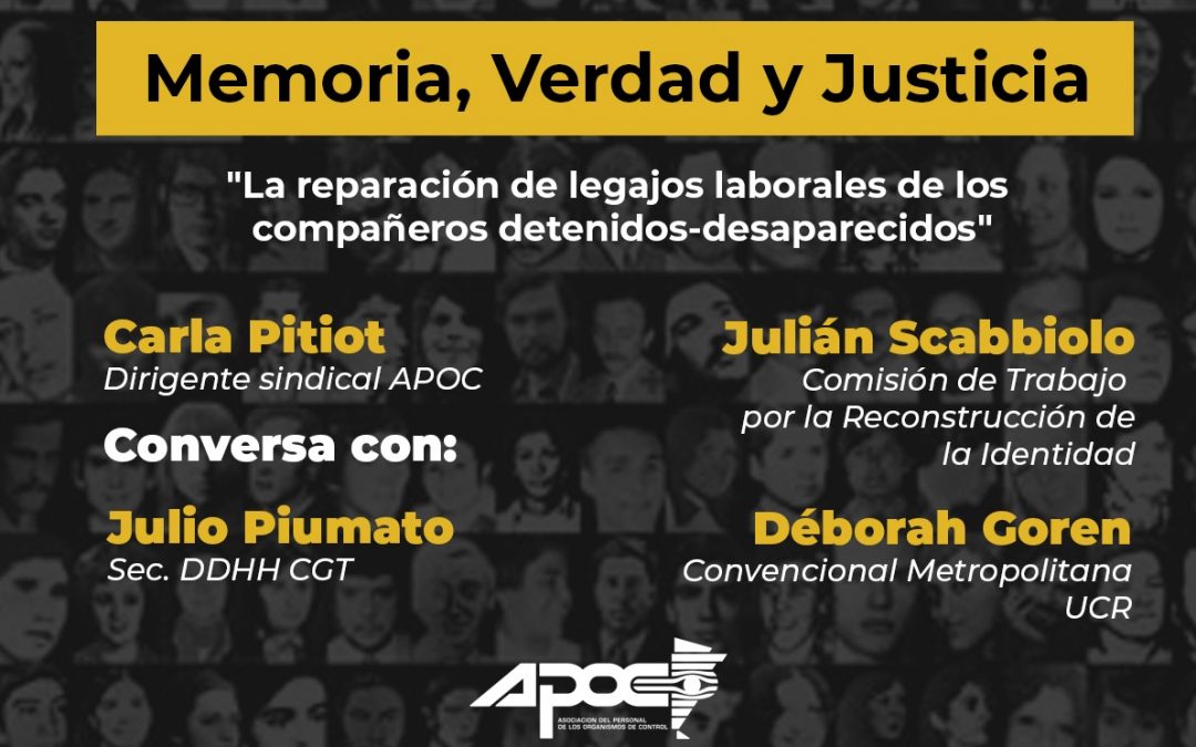 Reparación de legajos laborales de trabajadores detenidos-desaparecidos