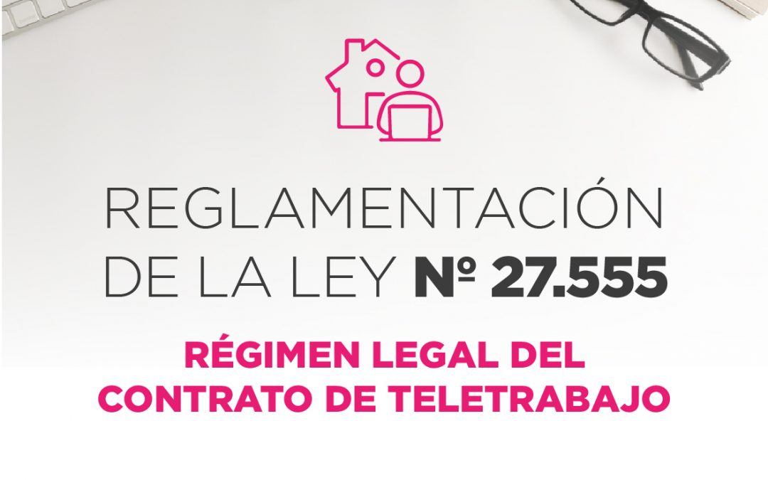 Reglamentación de la ley de teletrabajo